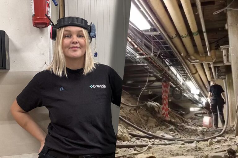 Ester Lindberg, elektriker på Bravida.