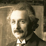 Albert Einstein.