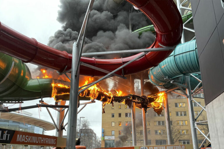 Branden i Oceana spred sig snabbt. Foto: Sweco